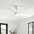 Cusp Barn 52 Modern Ceiling Fan With Light And Remote Led Integrated Dimmable Reversible Dc Motor Ceiling Fan For Living Room