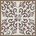 Custom Ceramic Tile No. 3 By Melissa Wang 22 X 22 In. Framed Canvas Wall Art Print