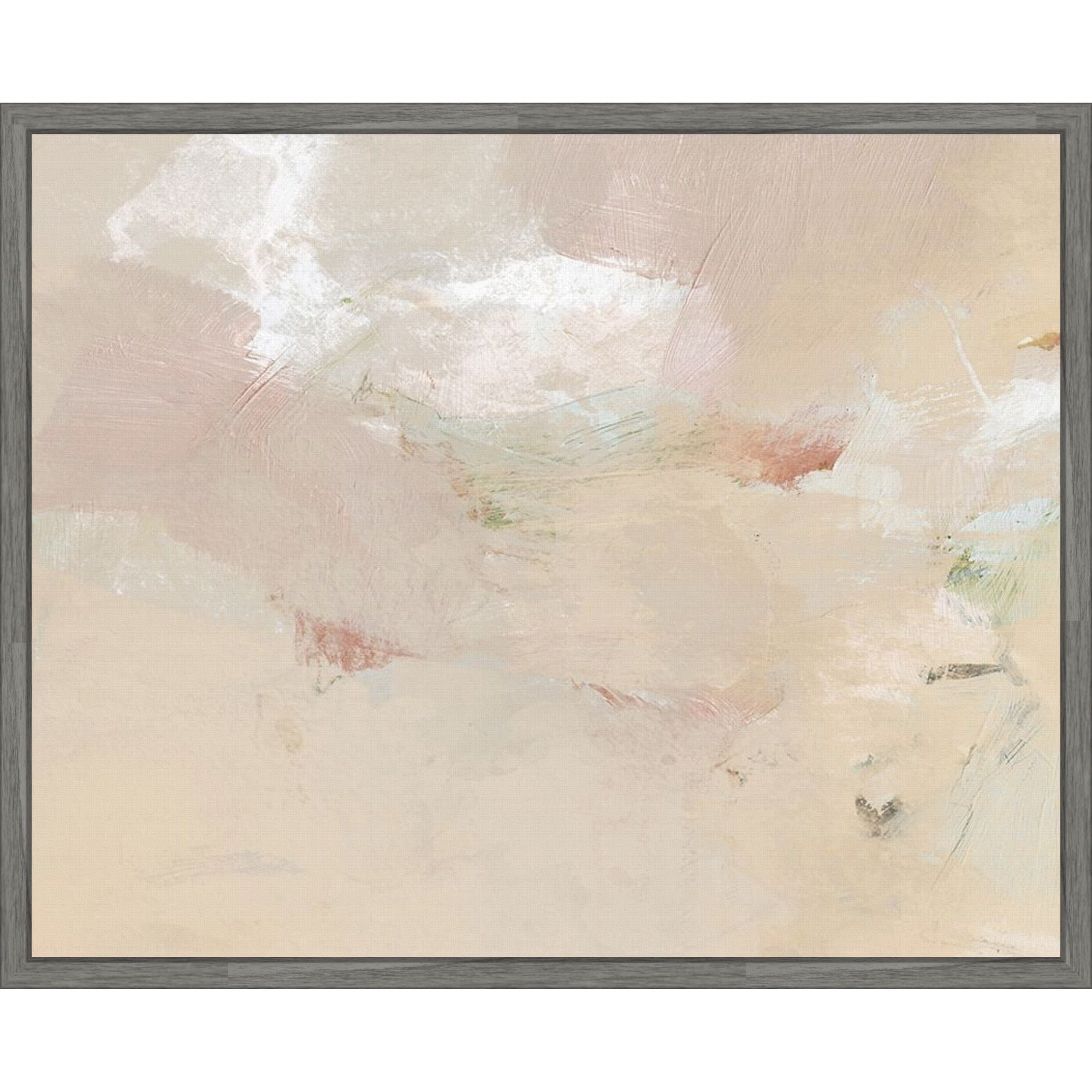 Custom Muted Pastel I By Victoria Barnes Framed Canvas Wall Art Print