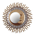 Cuzco Eclipse Wood Wall Mirror