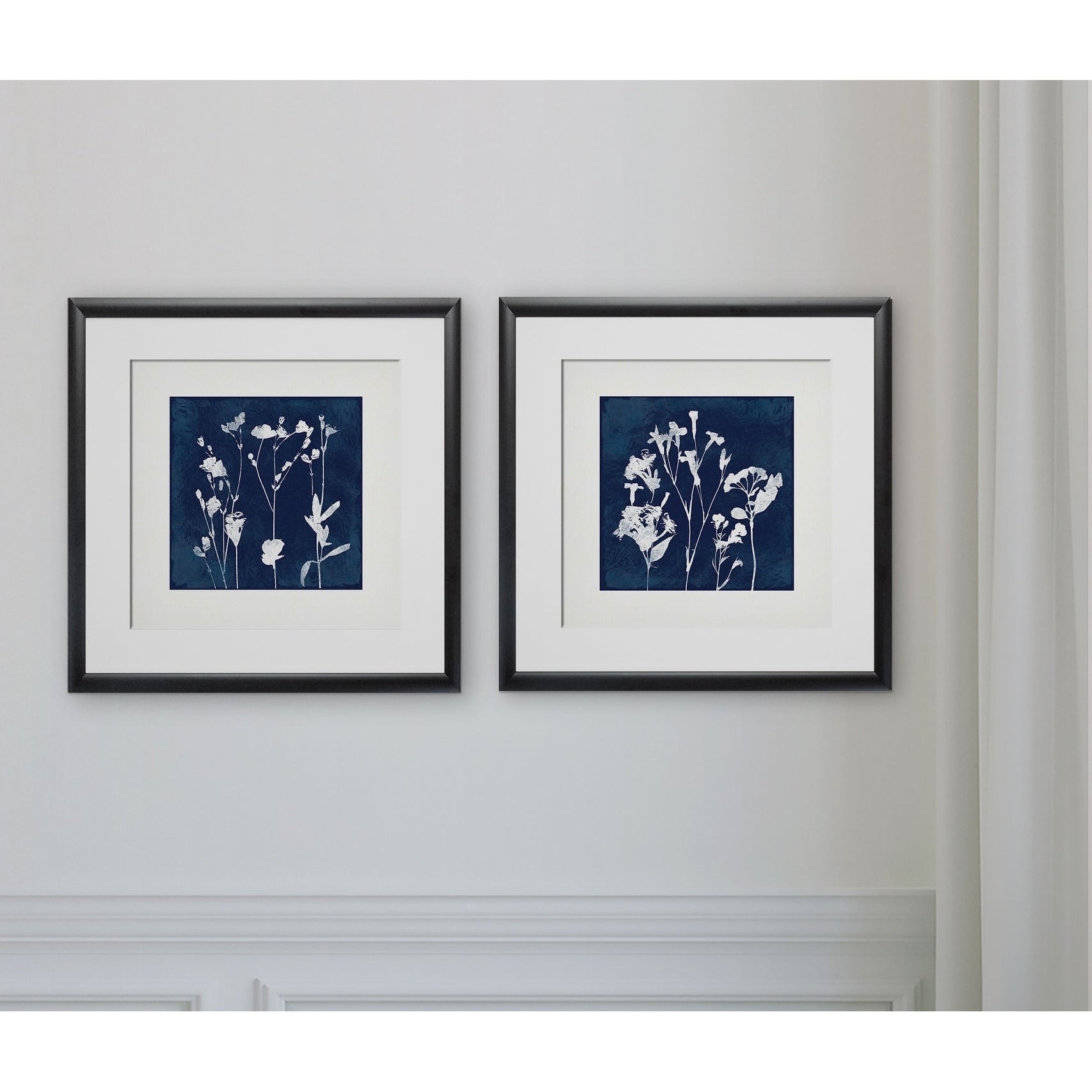 Cyanotype Botanical I 2 Piece Set