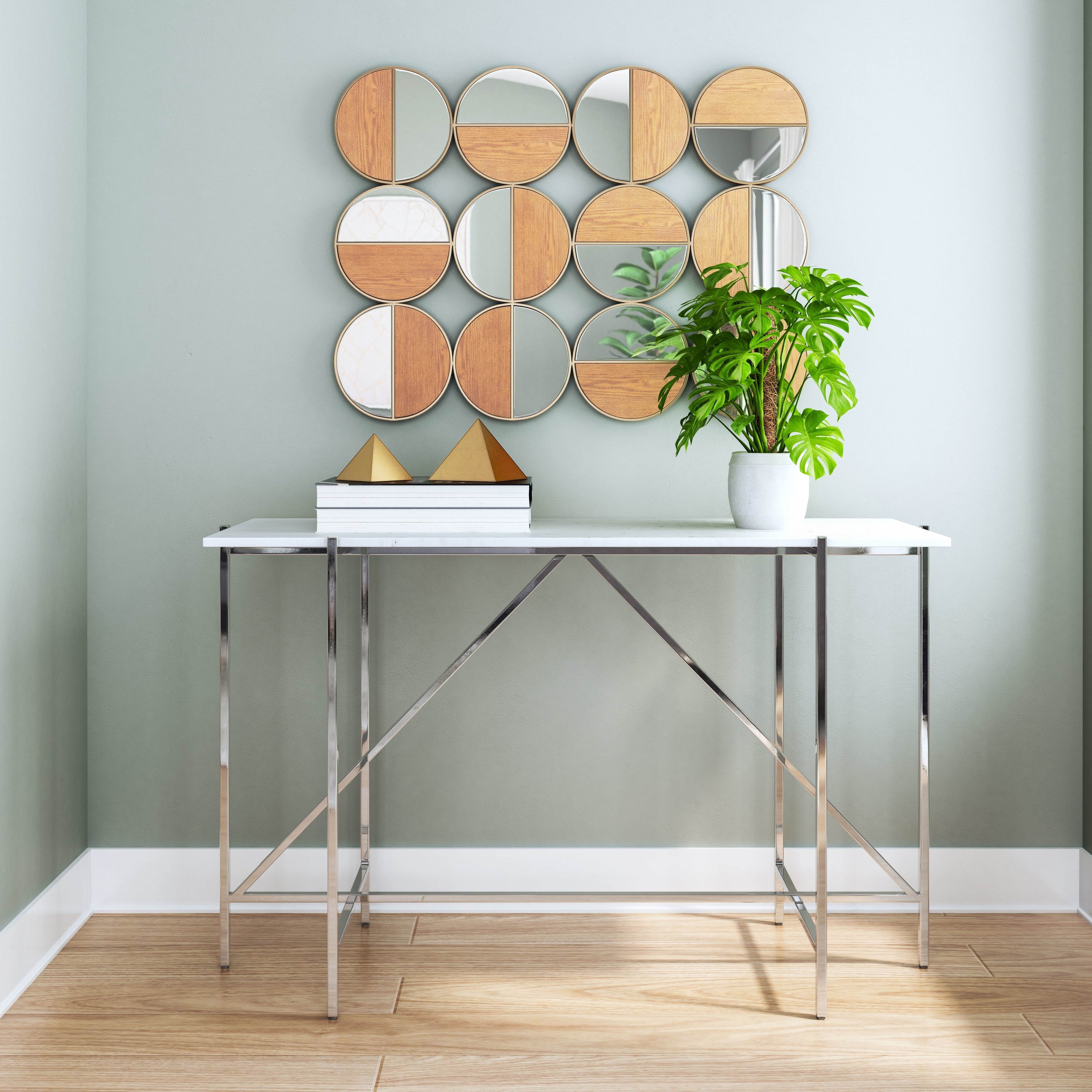 Cycle Round Mirror Multicolor