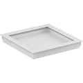 Cylinder Lens Collection White 6 Inch Square Cylinder Cover 1.24 X 6.25 X 6.25