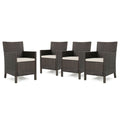 Cypress Outdoor Wicker Dining Chair With Cushions Set Of 4 By Christopher Knight Home