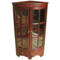 Handmade D Art Mahogany Wood Corner Cabinet Indonesia
