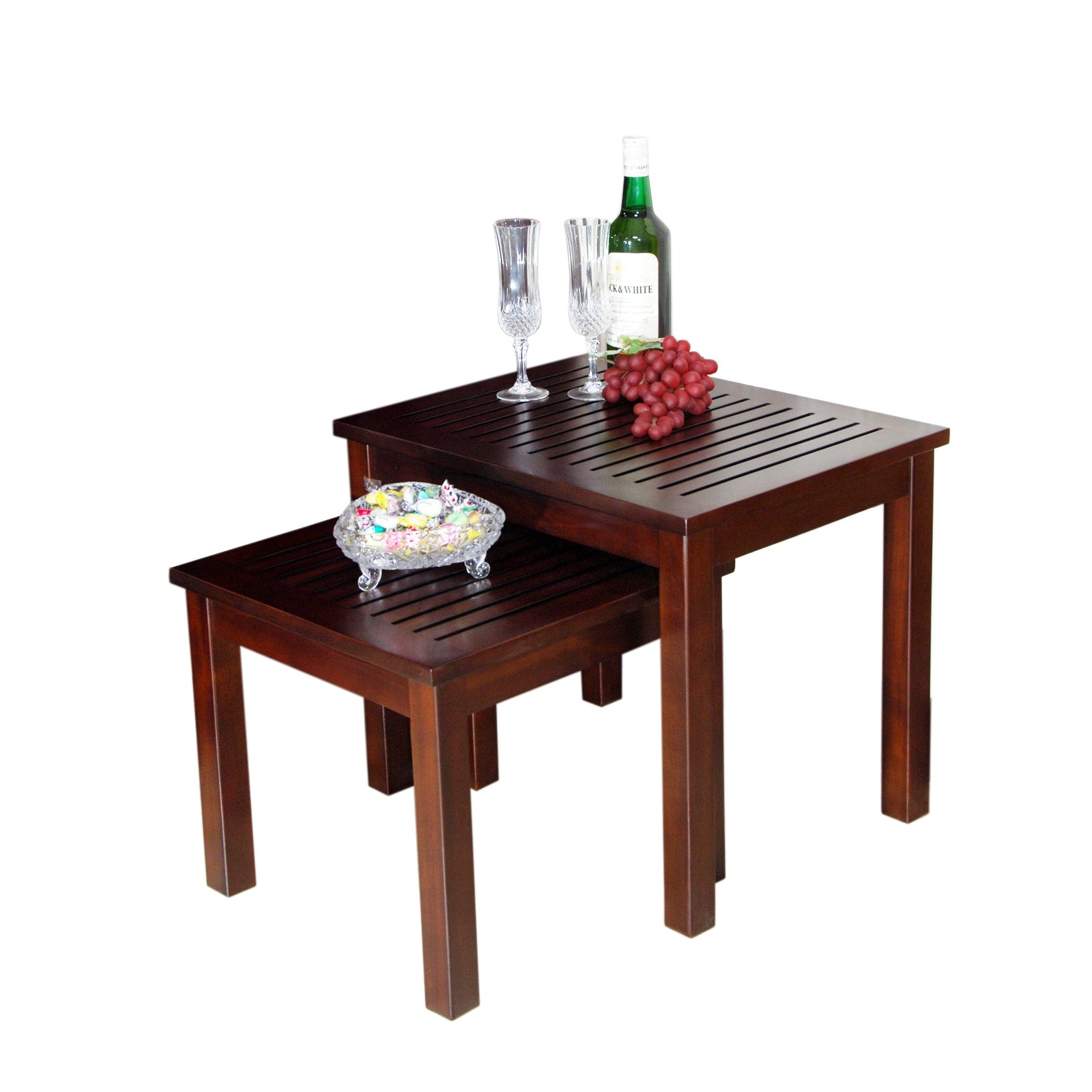 Handmade D Art Mahogany Nesting Table Indonesia