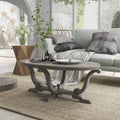 Etty Farmhouse Vintage Gray Coffee Table