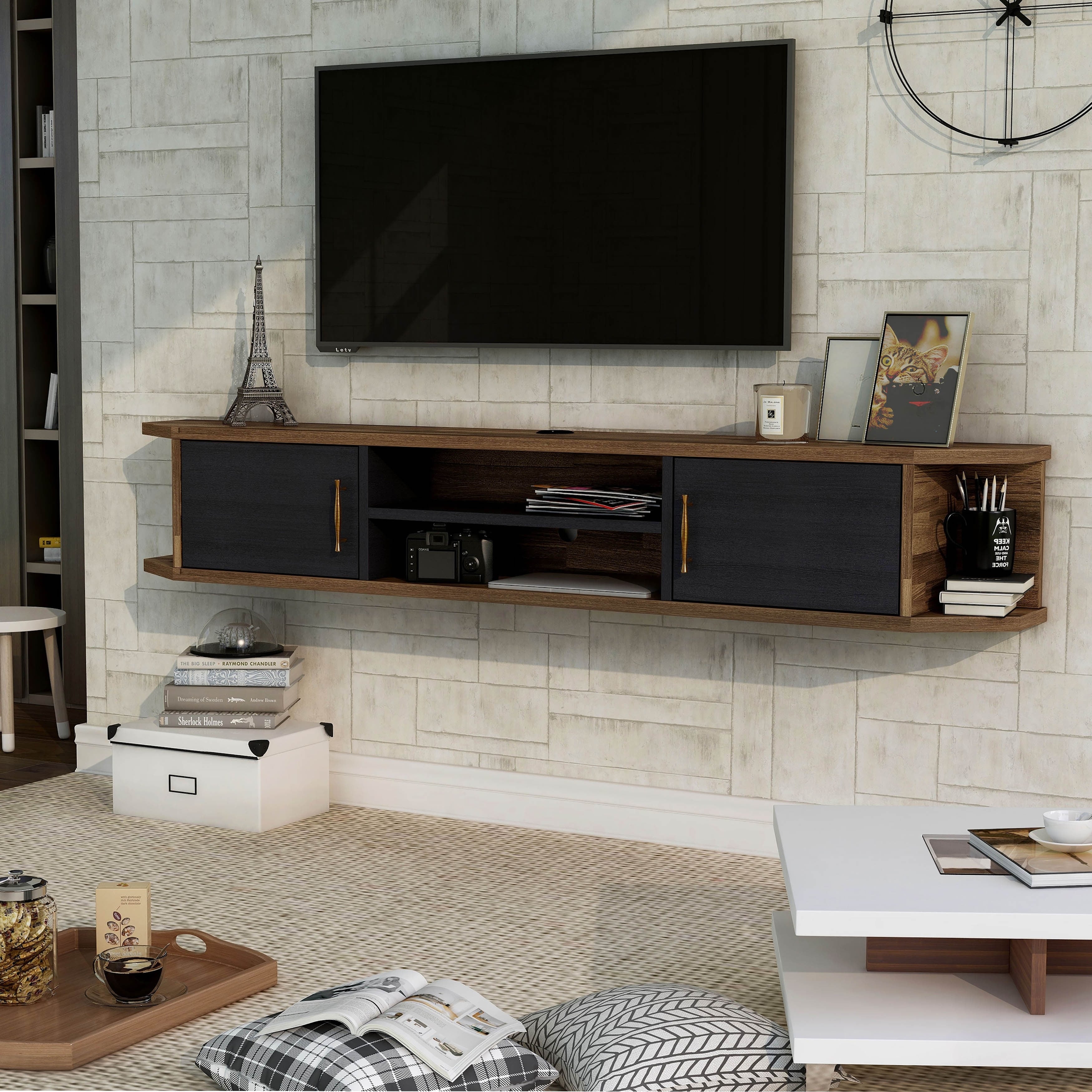 Damiana Mid Century Floating Tv Console