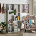 Ramses Modern Grey Bookcase Display Cabinet