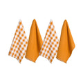 Dii Assorted Gray Heavyweight Fringed Dishtowel Set Of 4