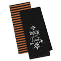 Dii Assorted Skeleton Embellished Dishtowel Set Of 3