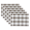 Porch Den Crestline Gingham Buffalo Check Reversible Placemat Set Of 4