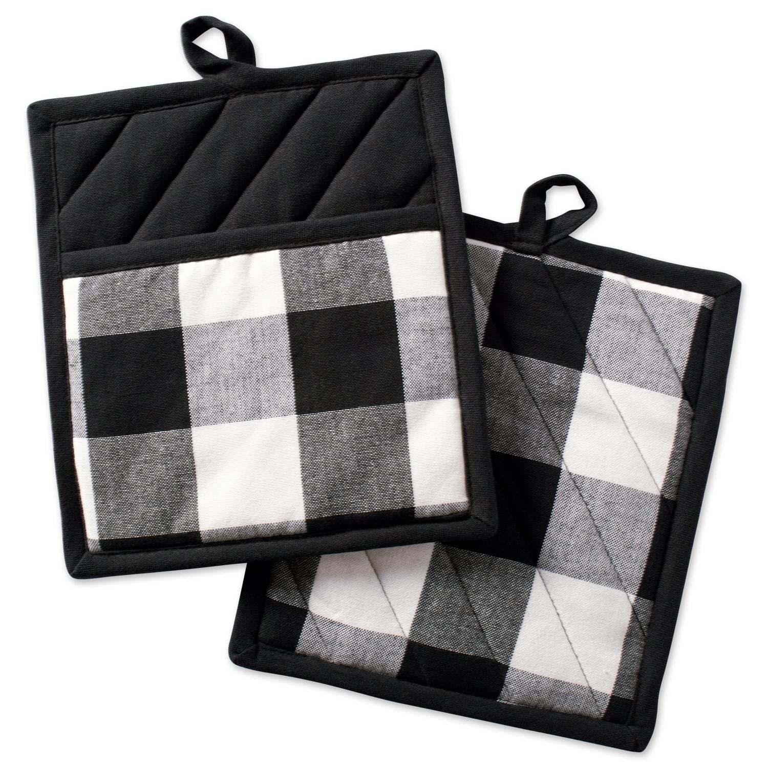 Dii Buffalo Check Kitchen Potholder Set Set Of 2