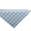 Dii Buffalo Check Tabletoppers 40X40 White Light Blue 1 Piece