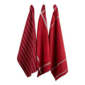 Dii Burnt Orange Harvest Embellished Dishtowel Set 3