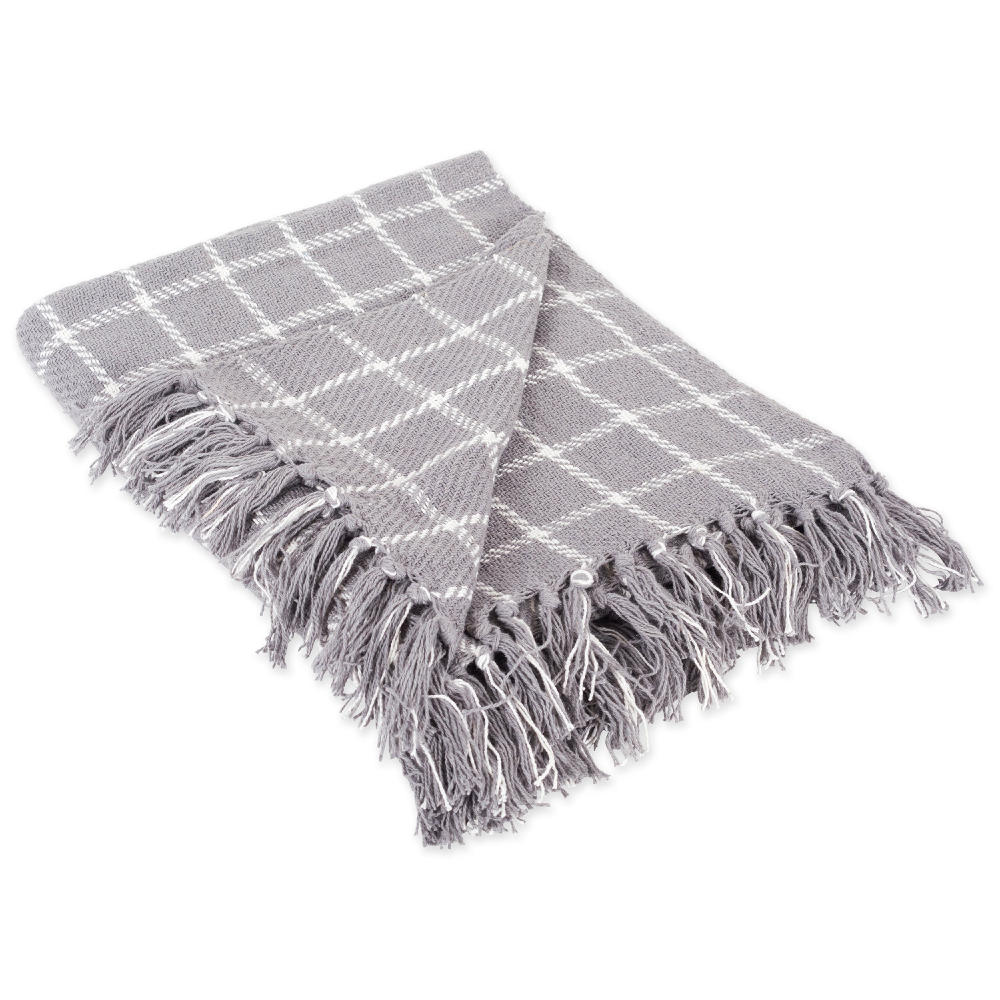 Dii Checked Plaid Decorative Throw Full