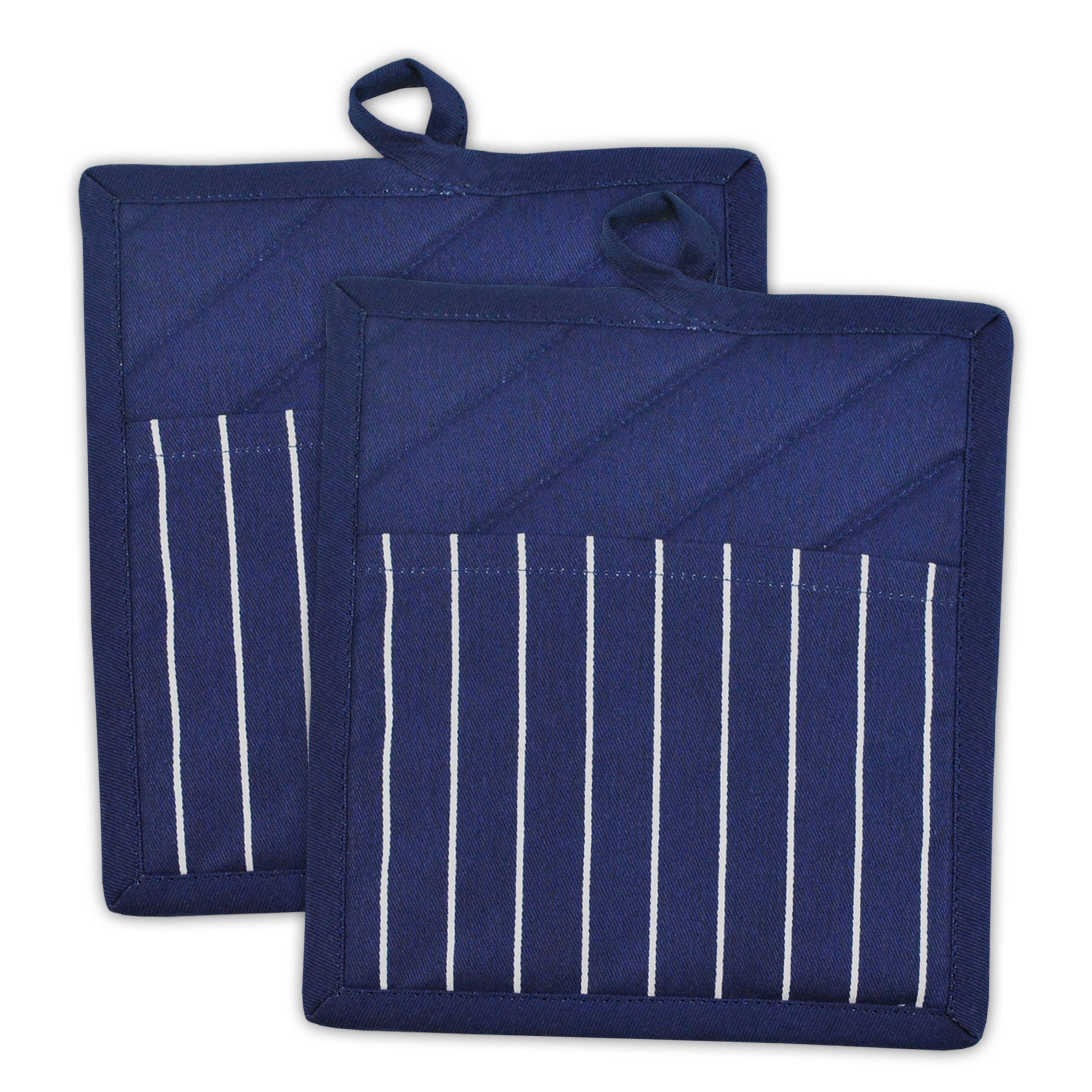 Dii Chef Stripe Kitchen Potholder Set Set Of 2