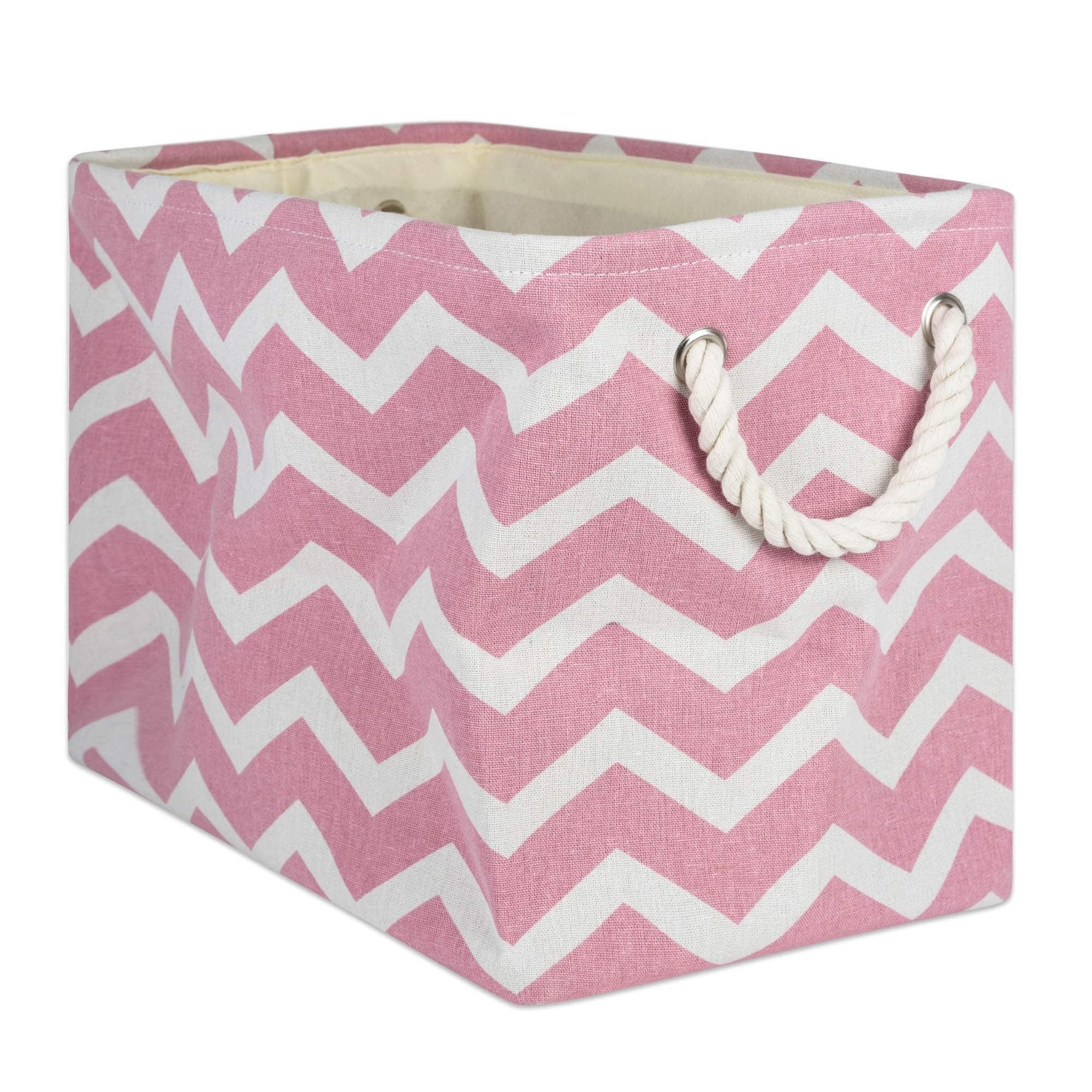 Dii Chevron Decorative Storage Bin
