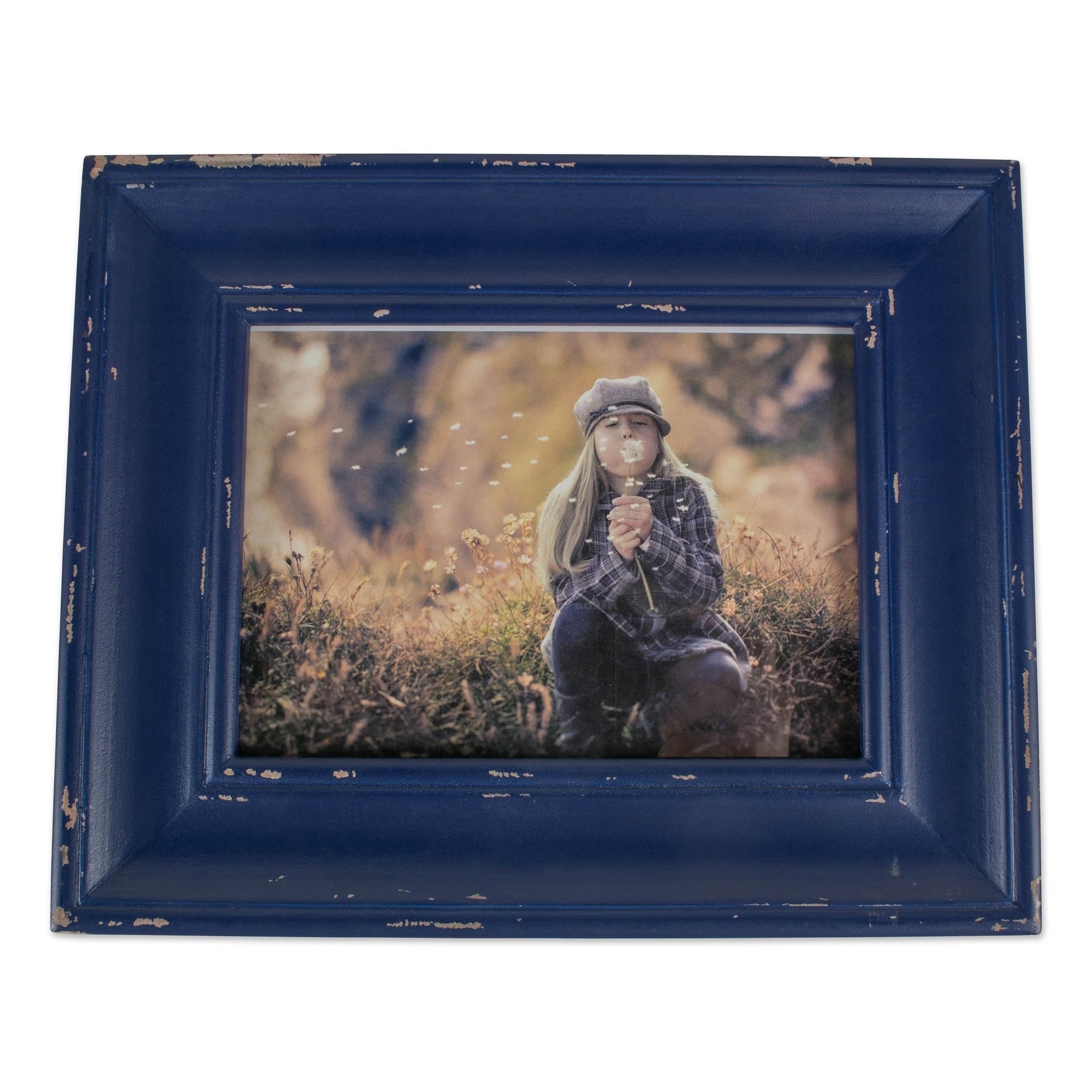 Dii Farmhouse Distress Picture Frame Navy