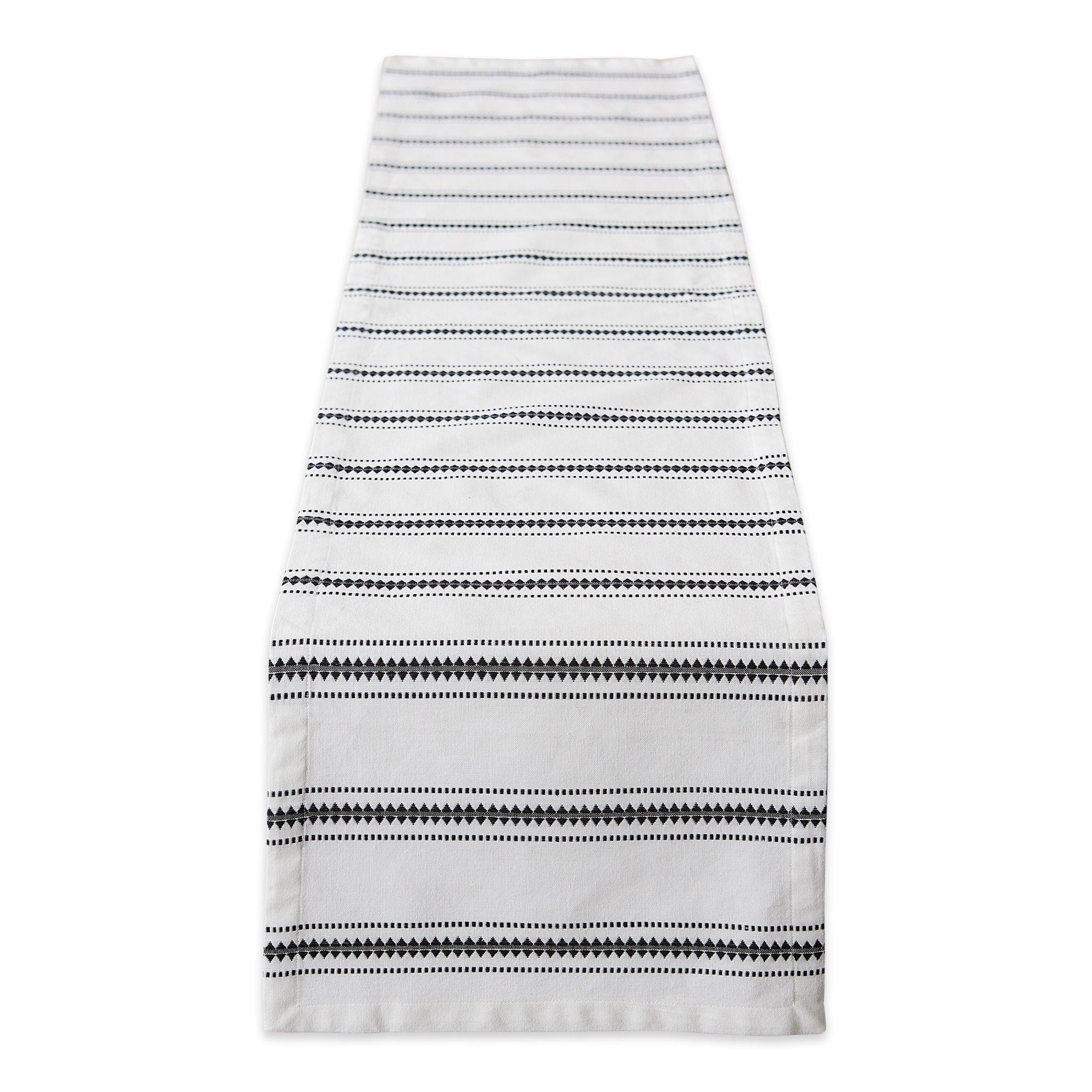 Dii French Blue Zig Dobby Stripe Table Runner Table Runner 14X72