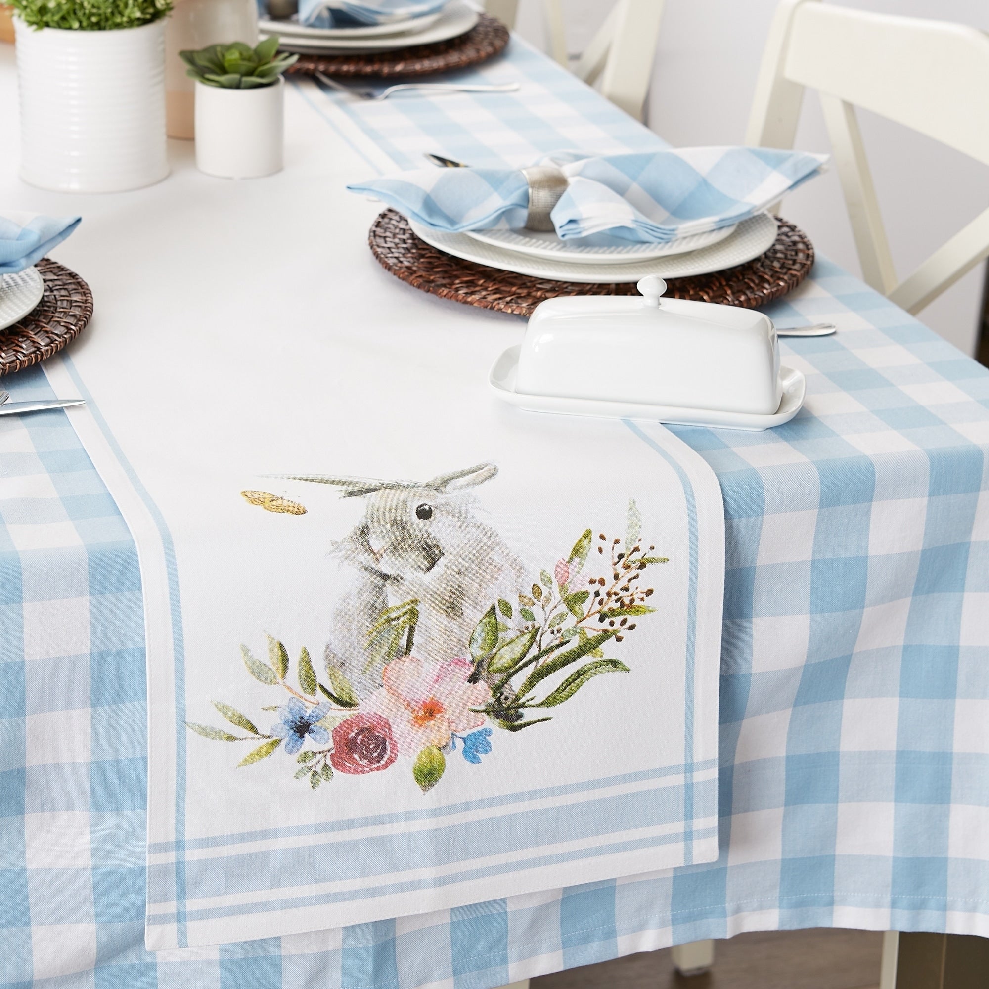 Dii Garden Bunny Tabletoppers 14X72 Garden Bunny 1 Piece