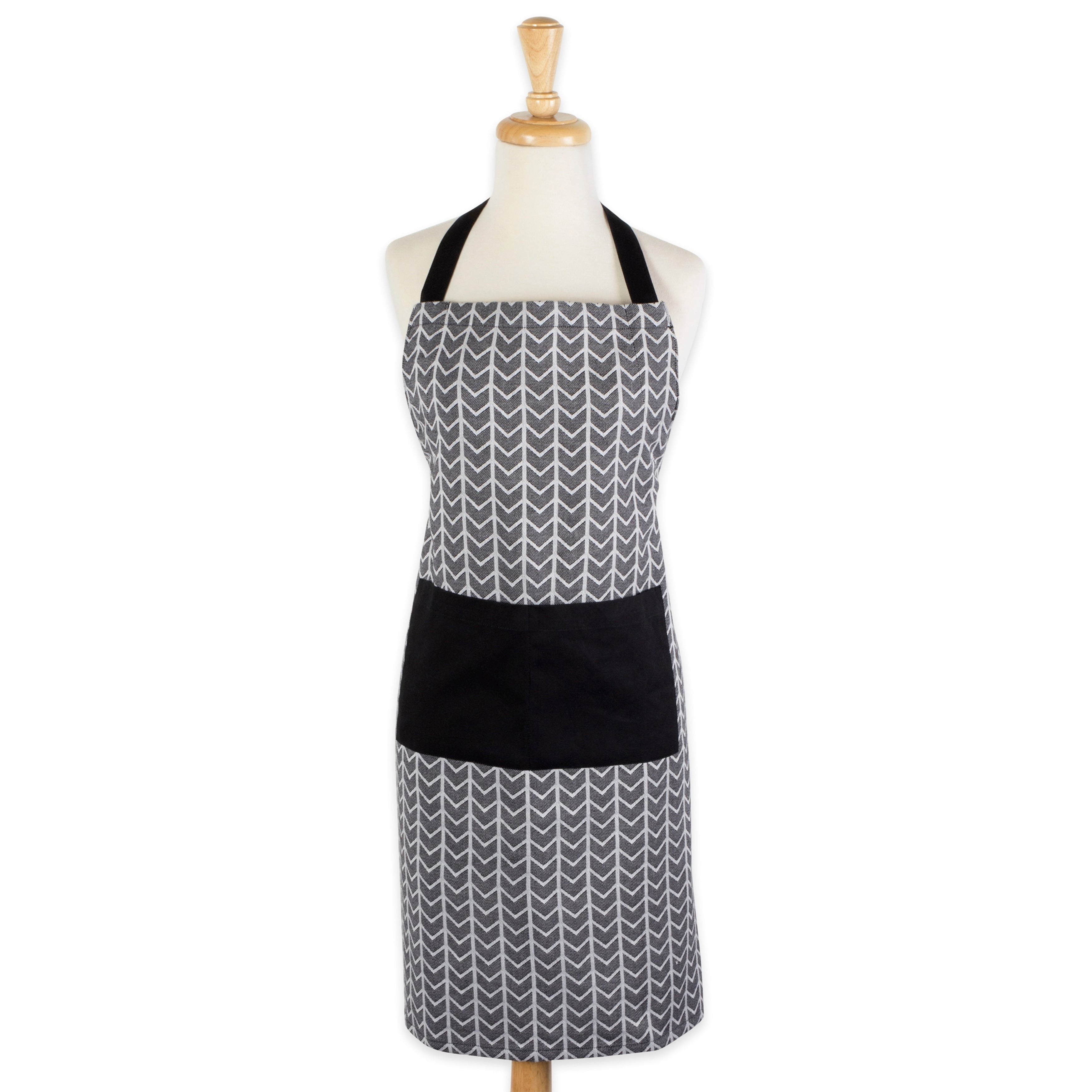 Dii Geometric Black White Chef Kitchen Apron