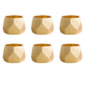 Dii Geometric Napkin Ring Set Of 6