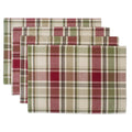Dii Homespun Plaid Placemat Set Of 4