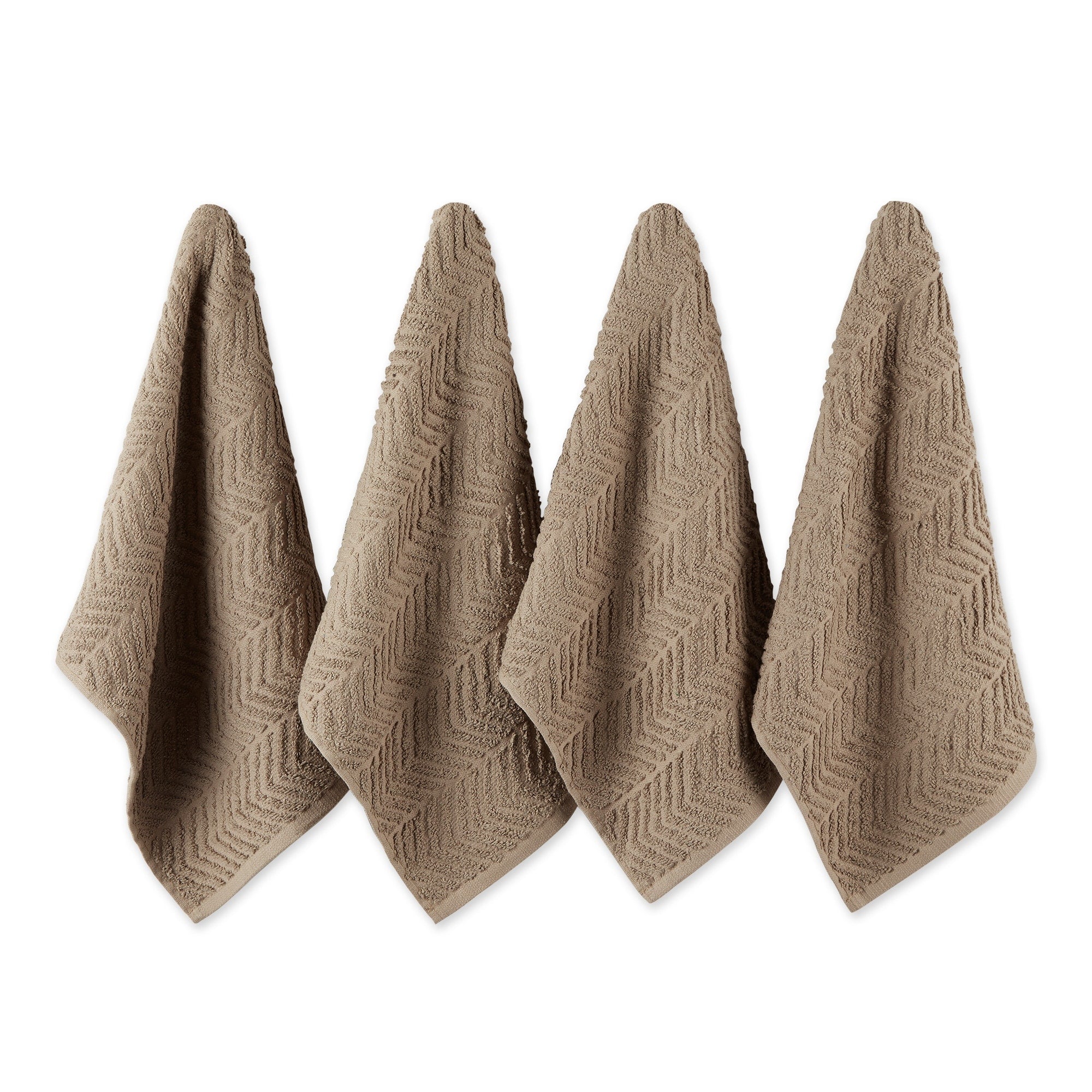 Design Imports Chevron Luxury Bar Mop Set Of 4 19 Inches Long X 16 Inches Wide