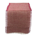 Dii Mineral Chevron Burlap Table Runner
