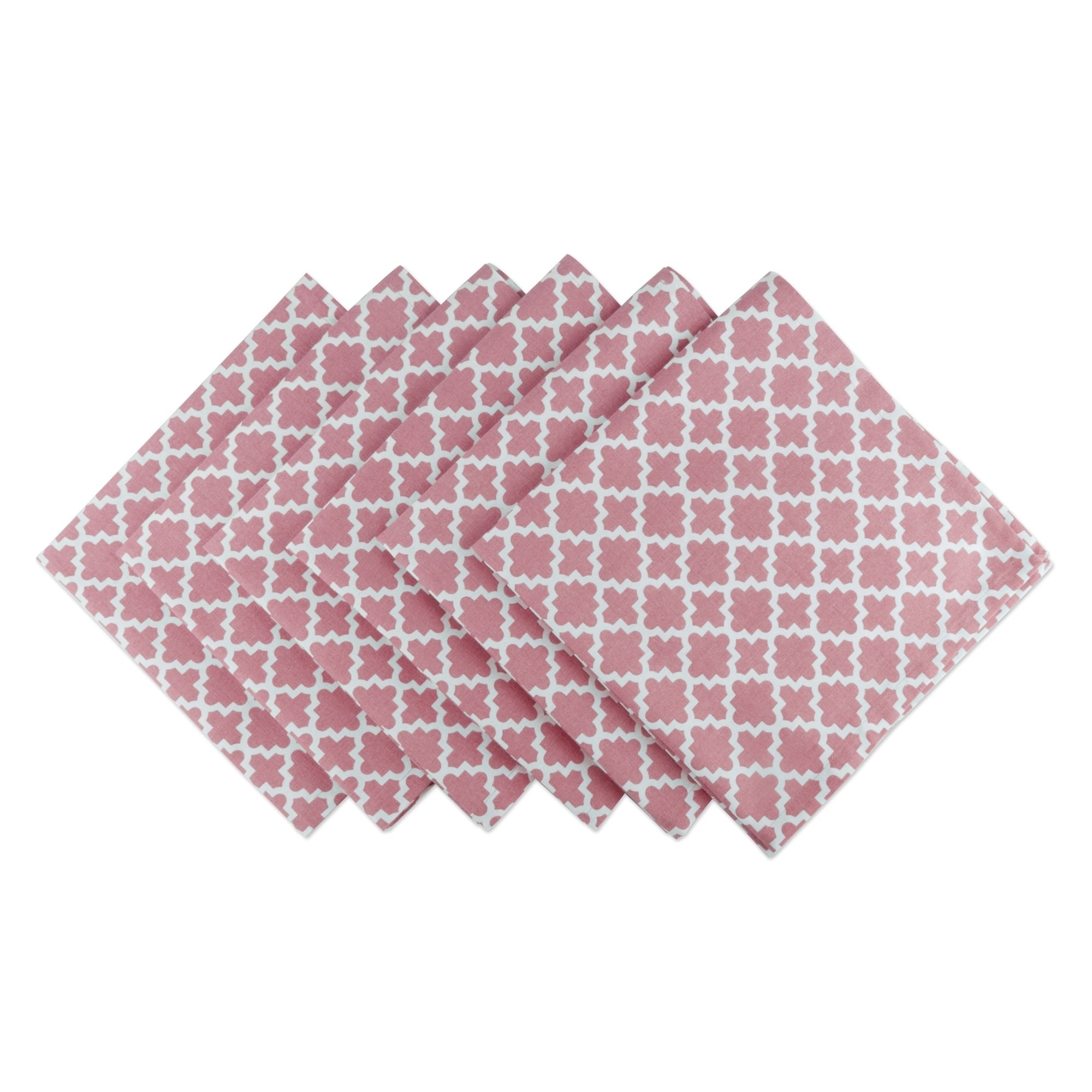 Dii Nautical Blue Lattice Napkin Set Of 6