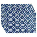 Dii Nautical Blue Lattice Placemat Set Of 6