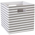 Dii Pinstripe Polyester Cube