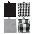 Dii Gingham Potholder Set Of 4