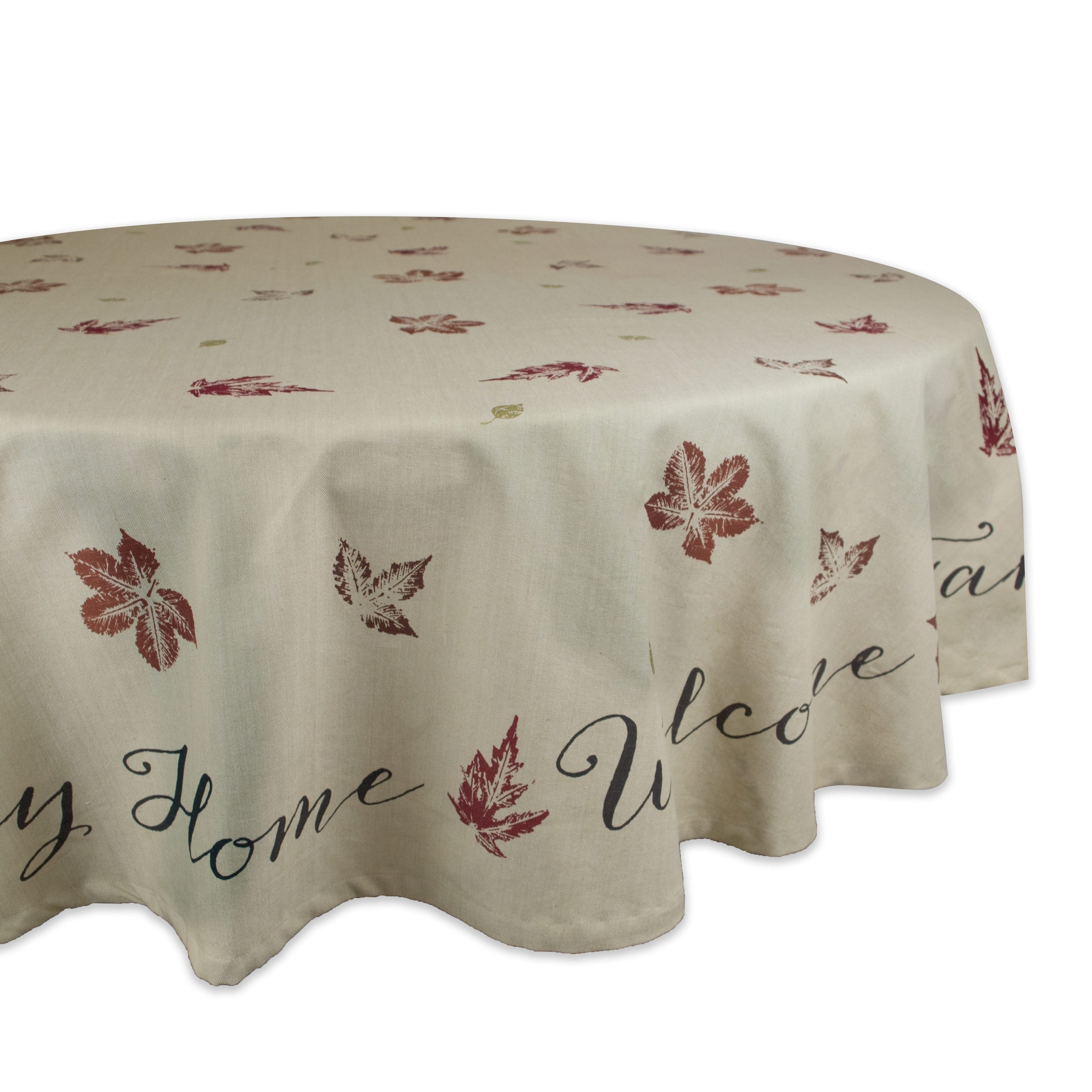 Dii Rustic Leaves Kitchen Tablecloth