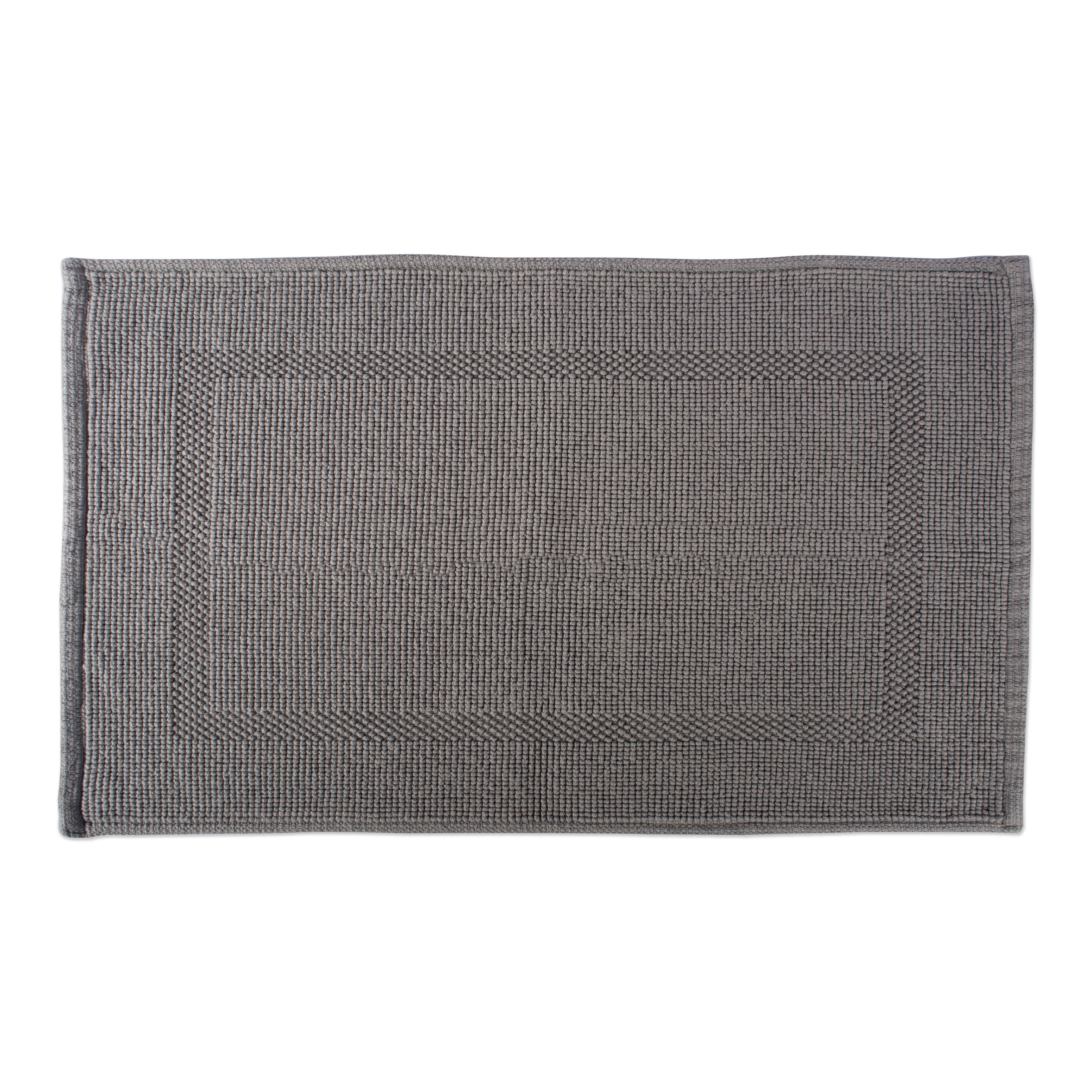Dii Soft And Absorbent Jacquard Bordered Bath Mat