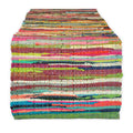 Dii Solid Natural Chindi Table Runner