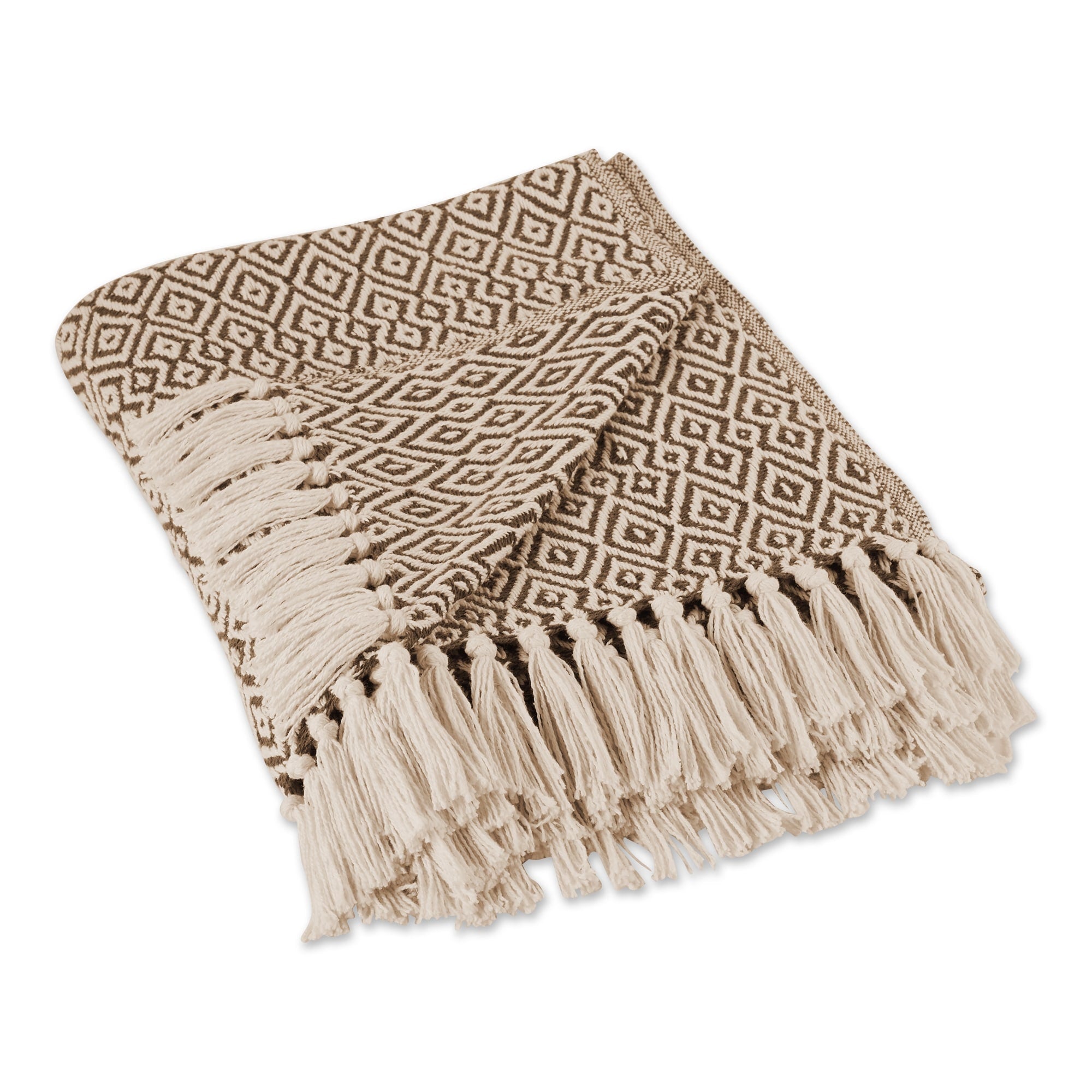 Dii Stone Double Diamond Throw