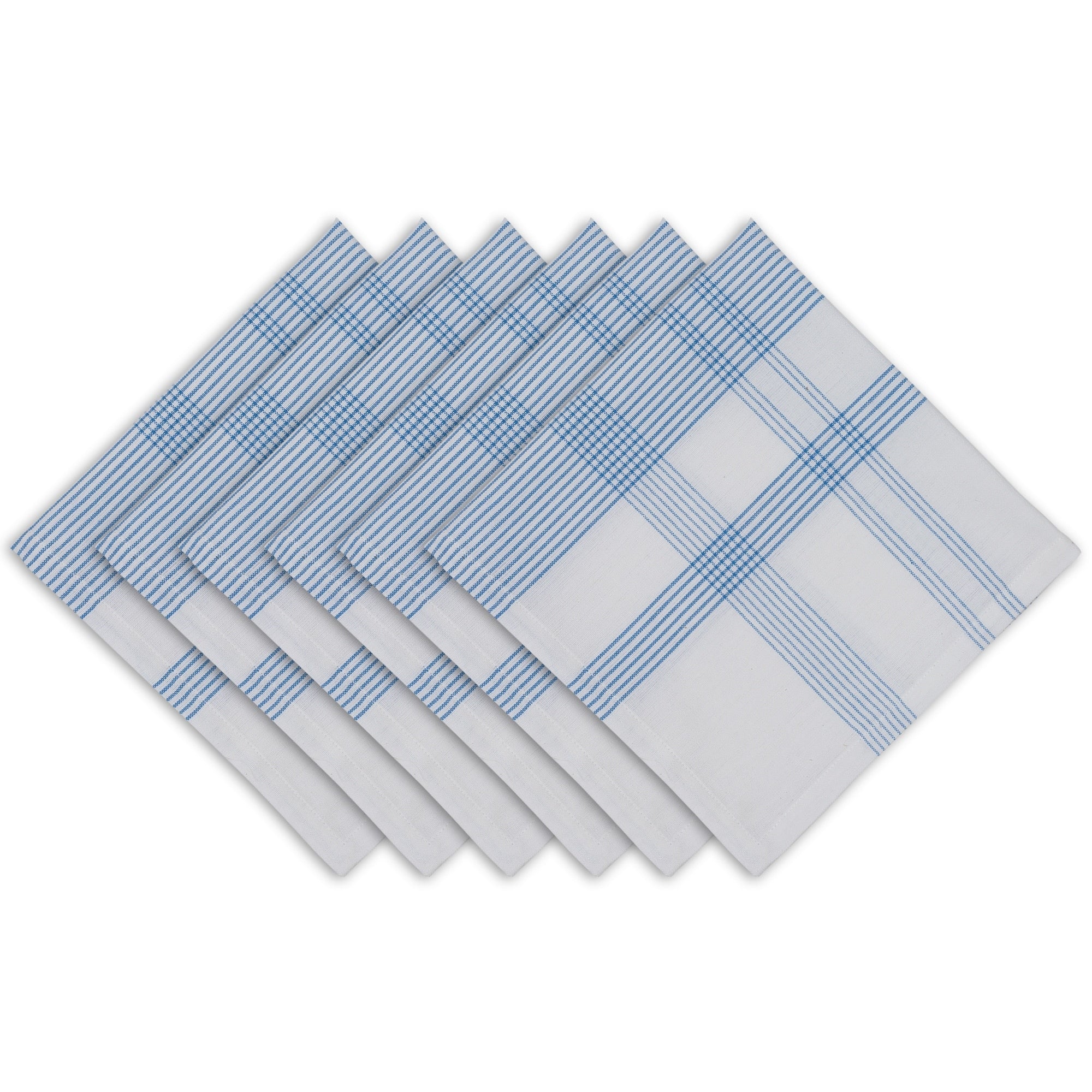 Dii Summer Day Plaid Napkins Set 6