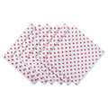 Dii Valentines Day Print Napkin Set Of 6