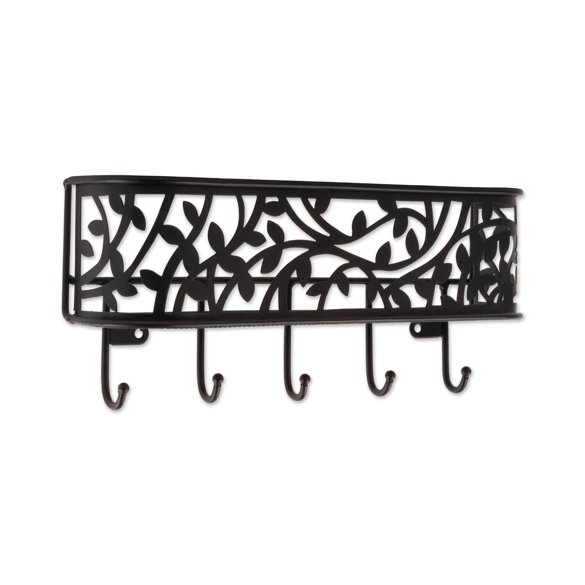 Dii Wall Mount Mail Key Organizer Black