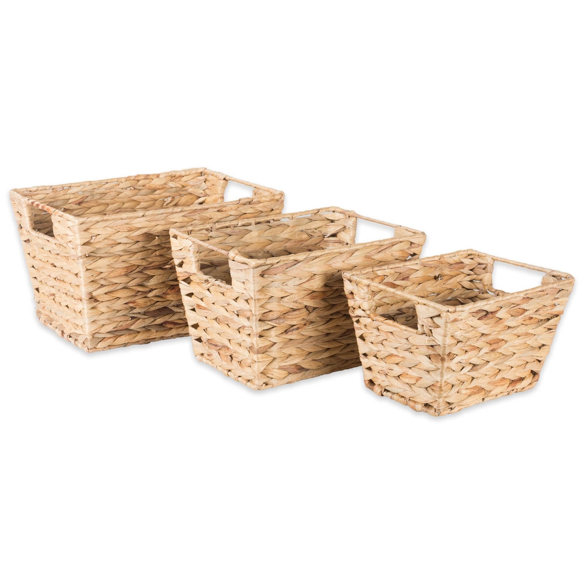 Porch Den Ridgeview Water Hyacinth Basket Set Of 5