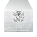 Dii Eat Drink Be Married Table Runner