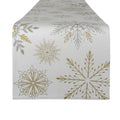 Dii Winter Sparkle Jacquard Table Runner