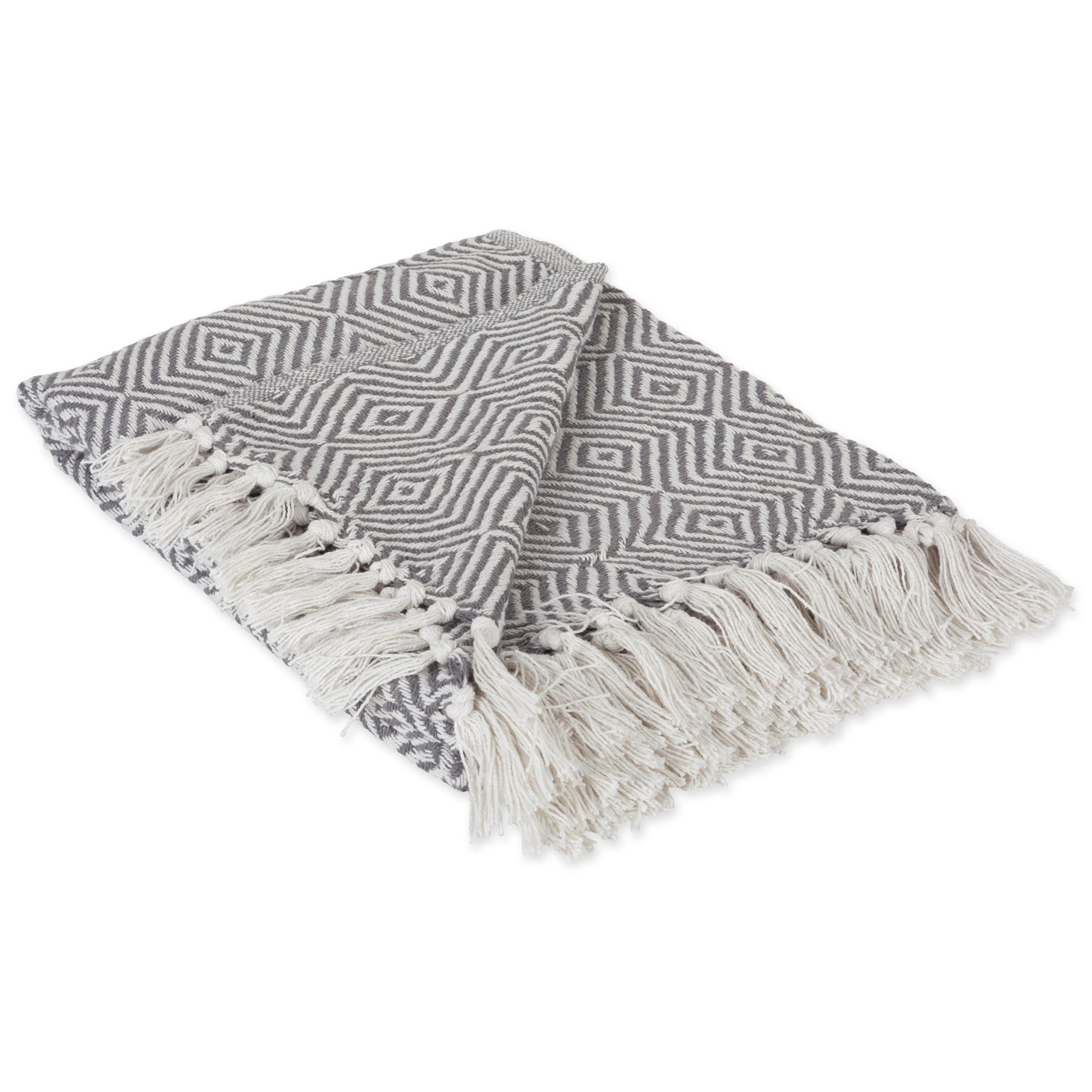Dii X Diamond Geometric Decorative Throw