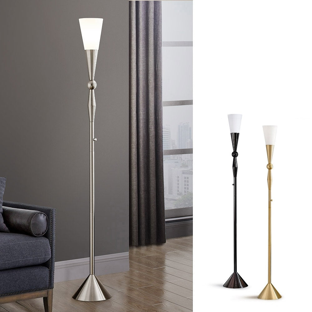 Dione 72 H Metal Torchiere Floor Lamp Led Dimmable Bulb Included