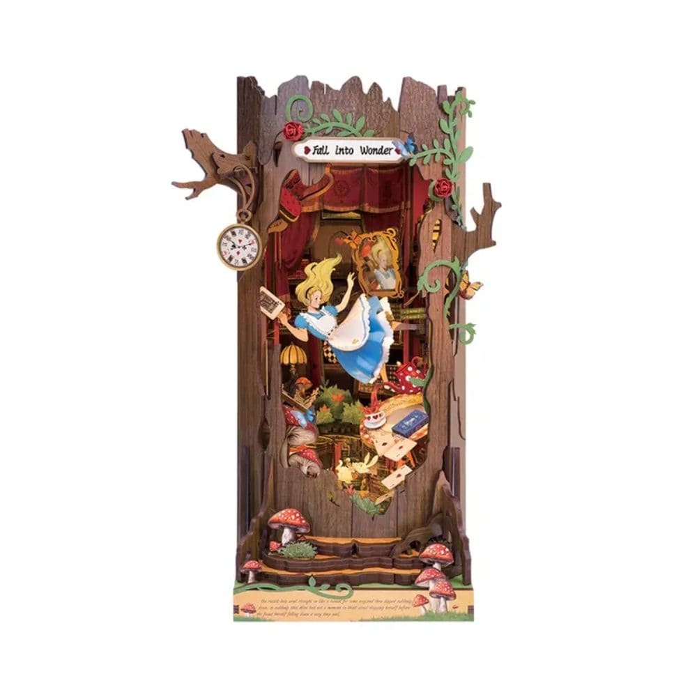 Diy 3D Book Nook Kit Fall Into Wonder 300 Pieces