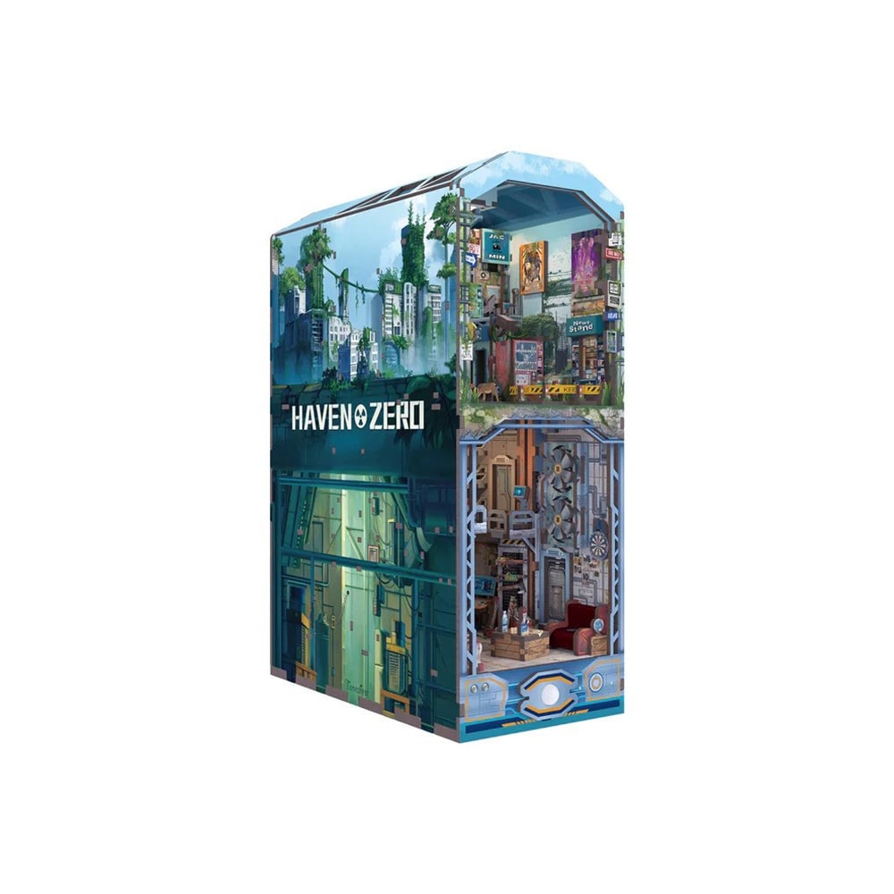 Diy 3D Book Nook Kit Haven Zero 448Pcs
