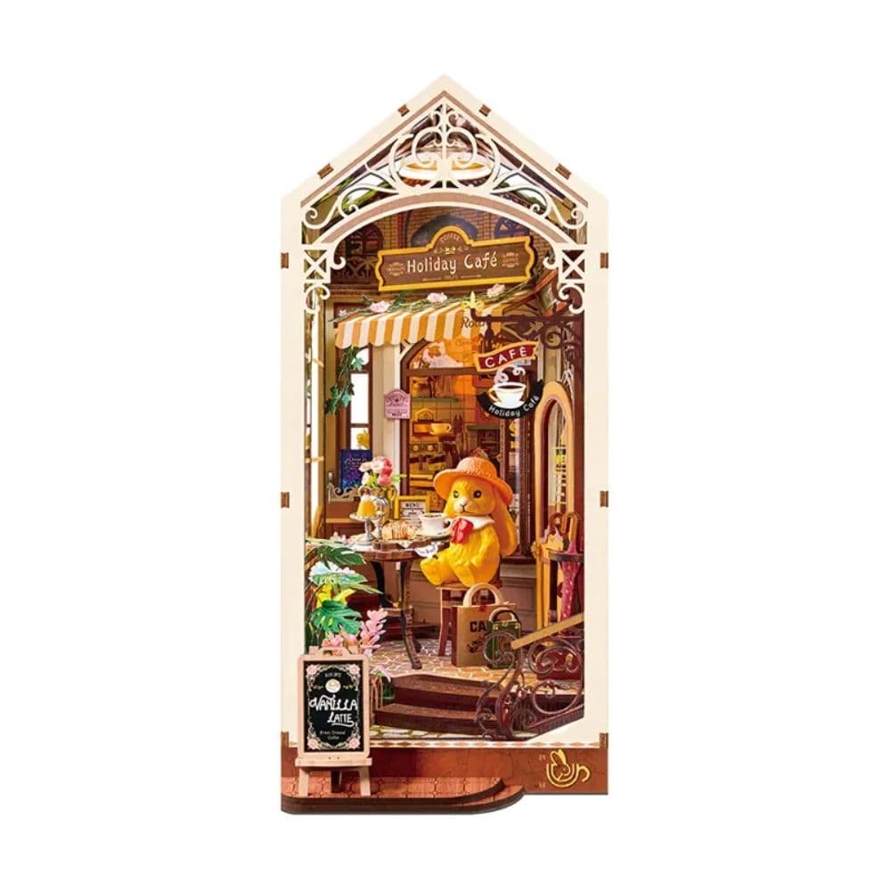 Diy 3D Book Nook Kit Holiday Cafe 171 Pieces