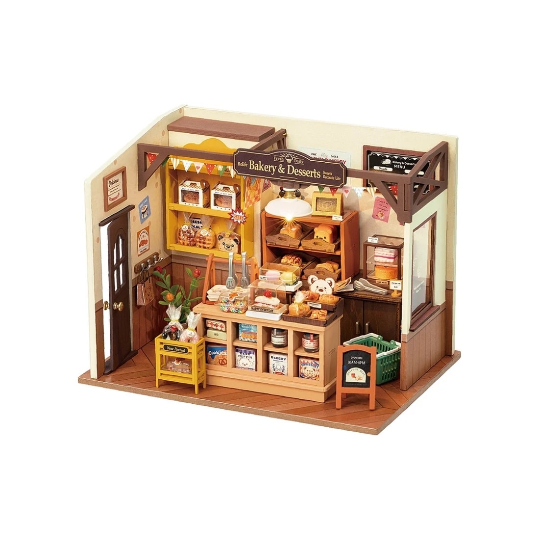 Diy 3D House Puzzle Beckas Baking House 141Pcs